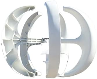 High Power Vertical Axis Wind Turbine Generator 3000W - Low Noise 12V/24V/48V MPPT Small Windmill for Home, Garden & Farm - High Efficiency Wind Energy Utilization