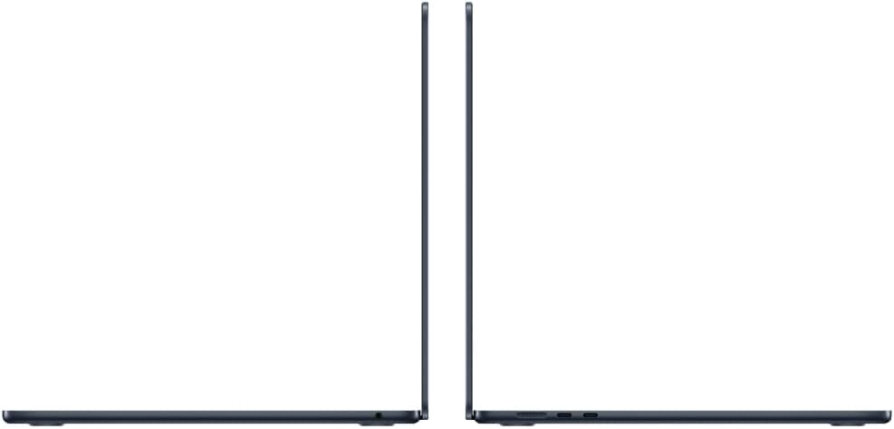 2023 Apple MacBook Air with Apple M2 Chip with 8-Core CPU/10-Core GPU (15-inch, 8GB RAM, 1TB SSD Storage) (QWERTY English) Midnight (Renewed)