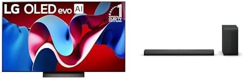 LG 55' OLED evo C4 Series 4K AI Processor TV and Matching 3.1.1 S70TY QNED Soundbar with Dolby Atmos (2024 New Models)