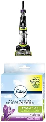 Bundle of BISSELL 2252 CleanView Swivel Upright Bagless Vacuum with Swivel Steering+ BISSELL Febreze Style 1214 Cleanview & PowerGlide Pet Replacement Filter - 12141, Blue