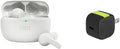 JBL Vibe Beam True Wireless Headphones - White and InfinityLab InstantCharger 20W 1 USB Compact USB-C PD Charger (Black)