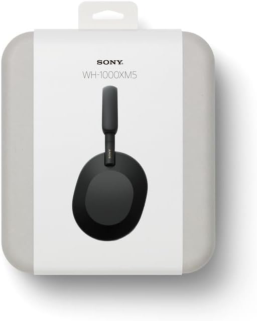Sony WH-1000XM5B Noise Canceling Wireless Headphones - 30hr Battery Life - Over-Ear Style - Optimized for Alexa and Google Assistant - Built-in mic for Calls - International Version - Charcoal Black