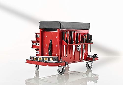 Sharper Image Rolling Toolbox Stool by Sharper Image