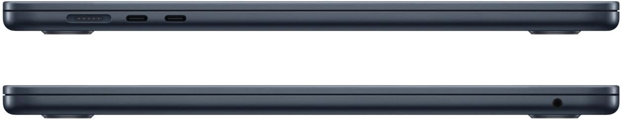 2023 Apple MacBook Air with Apple M2 Chip with 8-Core CPU/10-Core GPU (15-inch, 8GB RAM, 256GB SSD Storage) (QWERTY English) Midnight (Renewed)