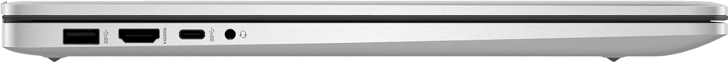 HP 17-CN400 Personal Laptop, 2025, 17.3' 1920x1080, Intel-10 Core 5 120U, 64GB 3200MHz DDR4, 4TB SSD, Win11 Home, Backlit Keyboard, Wi-Fi 6, Bluetooth 5.3, 720p HD Camera, Natural Silver