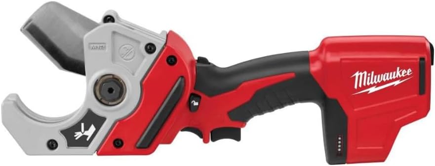 Milwaukee M12 PVC Shear Kit, Compact, Red, PVC, CPVC, ABS, BlazeMaster, PEX Tubing, Non-Metallic Conduit, Rubber Hose, Ambidextrous, 4.3 pounds
