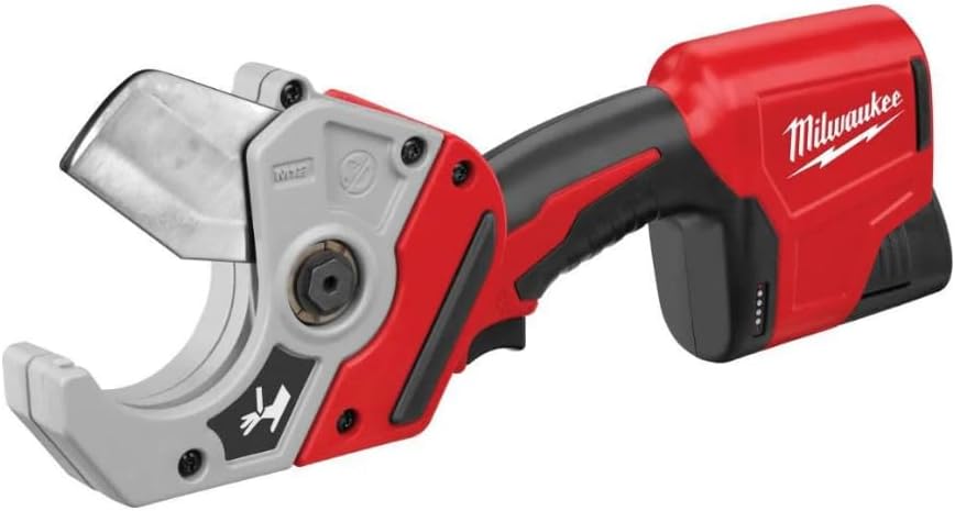 Milwaukee M12 PVC Shear Kit, Compact, Red, PVC, CPVC, ABS, BlazeMaster, PEX Tubing, Non-Metallic Conduit, Rubber Hose, Ambidextrous, 4.3 pounds