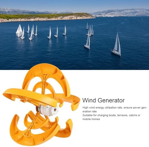 5200W Vertical Wind Turbine Generator 12V/24V/48V with Controller, 3000W Inverter & 2x100W Solar Panels for Efficient Wind-Solar Hybrid Energy Solution