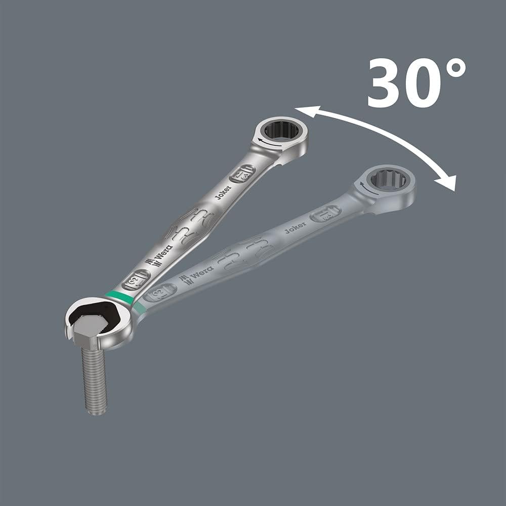 WERA 05020013001 Joker Combination Wrench-Set, 11 Pieces
