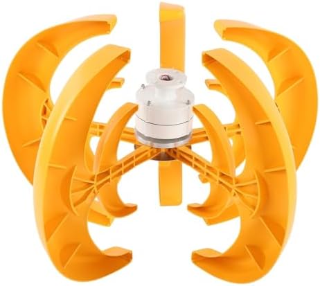 5200W Vertical Wind Turbine Generator 12V/24V/48V with Controller, 3000W Inverter & 2x100W Solar Panels for Efficient Wind-Solar Hybrid Energy Solution