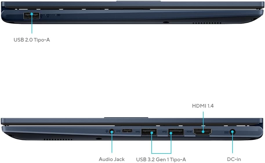 ASUS 2026 Laptop | Vivobook 14 | 14' 1920 x 1080 | Intel-10 Core i5-1334U | Intel Iris Xe Graphics | 16GB DDR4 | 512GB SSD | Windows 11 Pro | Wi-Fi 5 - Bluetooth 5-720p HD Camera - Quiet Blue