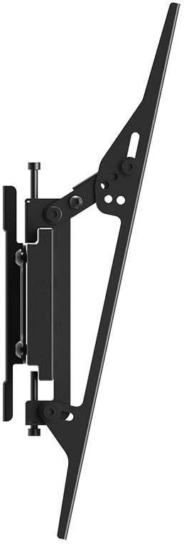 Monoprice 3x1 Menu Board Wall Mount for Screens Between 32in to 65in, Adjustable Tilt, Max Weight 66 Lbs Per Screen, VESA Patterns Up to 600x400, Steel Construction, Black - Commercial Series