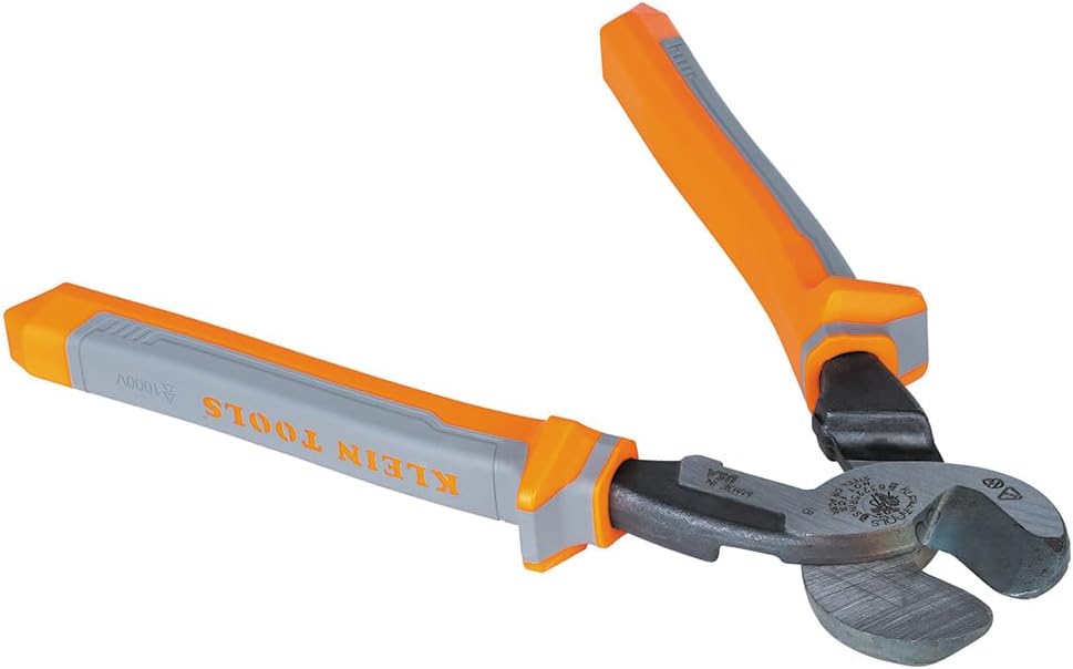Klein Tools 9421R 1000V Insulated Plier Tool Set, Made in USA, with 3 Pairs of Pliers, Cable Cutter, Wire Stripper, and 2 Screwdrivers, 7-Piece