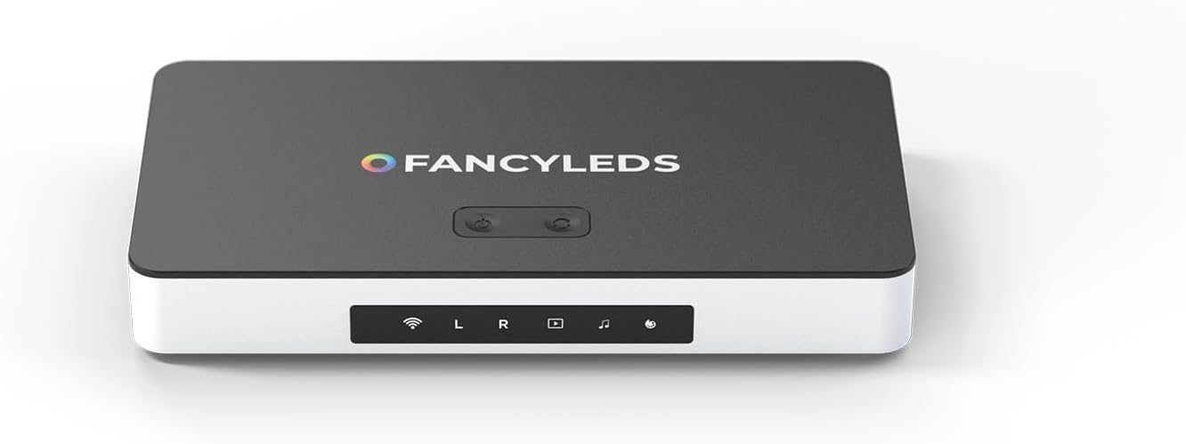 Fancy Sync Box Ambient TV Backlighting Syncing Box Device HDMI 2.0 All TV Sizes Fancyleds (44' to 55')