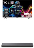 TCL 75-Inch QM6K QLED 4K Smart QD-Mini LED TV with Google TV (75QM6K, 2025 Model) + S45H S Class 2.0 Channel Sound Bar with Dolby Atmos