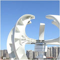 High Power 3000W Vertical Axis Wind Turbine Generator for Home, 12V/24V/48V with MPPT, Low Noise, Efficient Windmill for Farm & Garden, High Energy Utilization