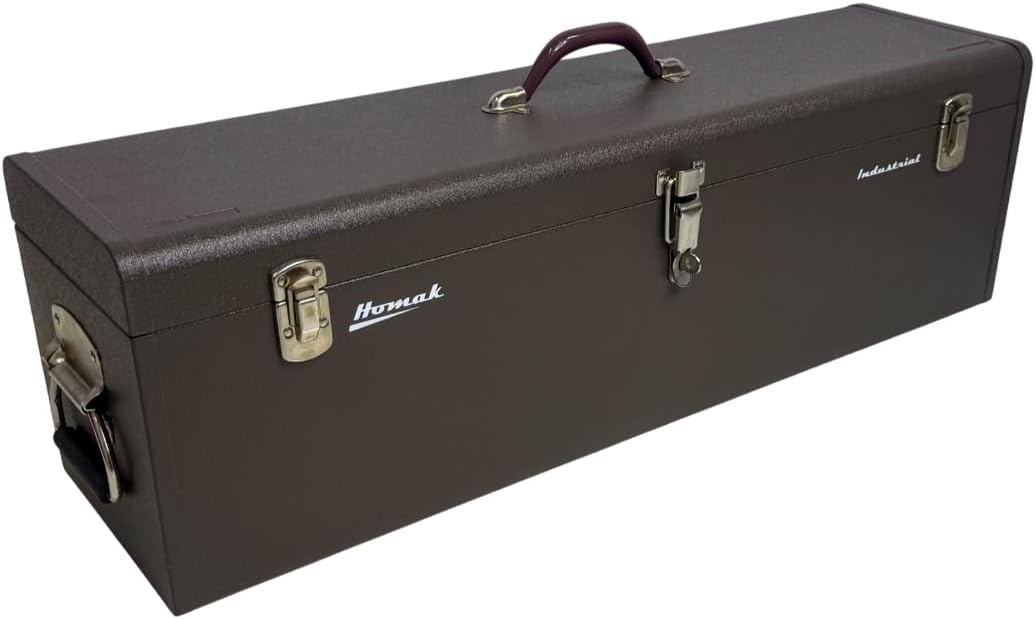 Homak 32-Inch Industrial Steel Toolbox, Brown Wrinkle Powder Coat, BW00200320