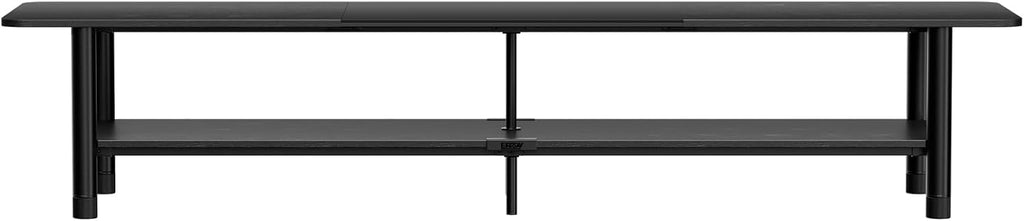 Samsung QN77S90FAFXZA 77 Inch 4K OLED Smart TV with an ErgoAV ERTFX1-01B 80' FlexFold Frame TV Stand (2025)