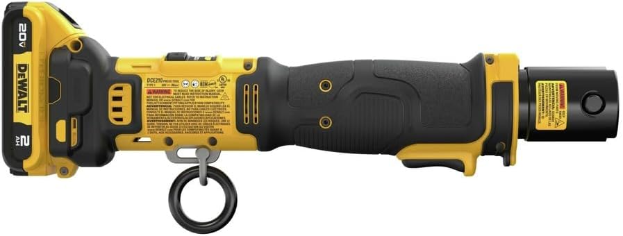 DEWALT 20V MAX Compact Press Tool with 2 Batteries and Charger Included (DCE210D2)