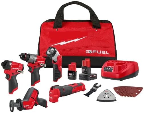 For Milwaukee.. M12 FUEL 5-Tool Combo Kit