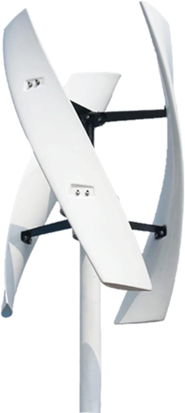 Vertical Axis Maglev Wind Turbine Generator Kit, with MPPT Controller 12V 24V 48V 220V 3 Blades Low RPM Vertical Wind Power Generator 3000W