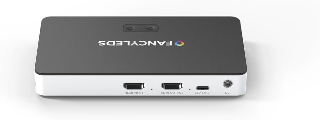 Fancy Sync Box Ambient TV Backlighting Syncing Box Device HDMI 2.0 All TV Sizes Fancyleds (44' to 55')