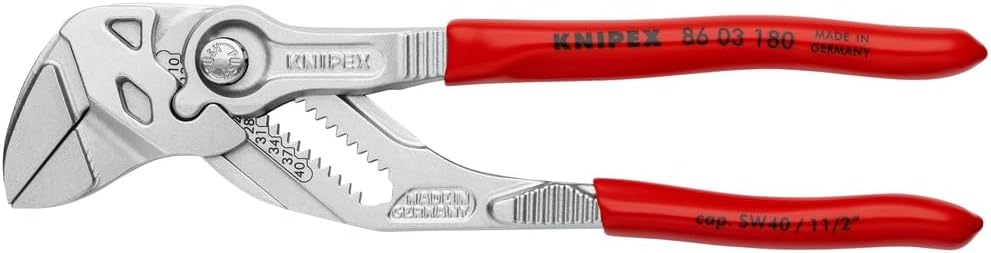 Knipex Tools 9K 00 80 121 US Small Pliers Wrench Tool Set (2 Piece)