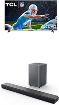 TCL 65-Inch Class S5 UHD 4K LED Smart TV with Fire TV (65S551F, 2024 Model) S55H S Class 2.1 Channel Sound Bar with Dolby Atmos