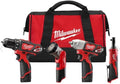 Milwaukee 2900-22CT M18 18V Li-Ion Brushless Cordless Compact Hammer Drill/Impact Combo Kit (2-Tool) W/ (2) 2.0Ah Batteries