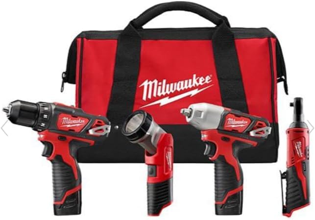 Milwaukee 2900-22CT M18 18V Li-Ion Brushless Cordless Compact Hammer Drill/Impact Combo Kit (2-Tool) W/ (2) 2.0Ah Batteries