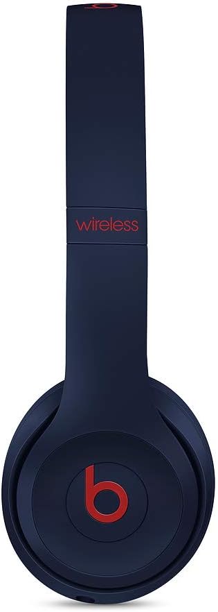 Beats Solo3 Wireless On-Ear Headphones - Apple W1 Headphone Chip, Class 1 Bluetooth, 40 Hours of Listening Time, Built-in Microphone - Club Navy (Latest Model)