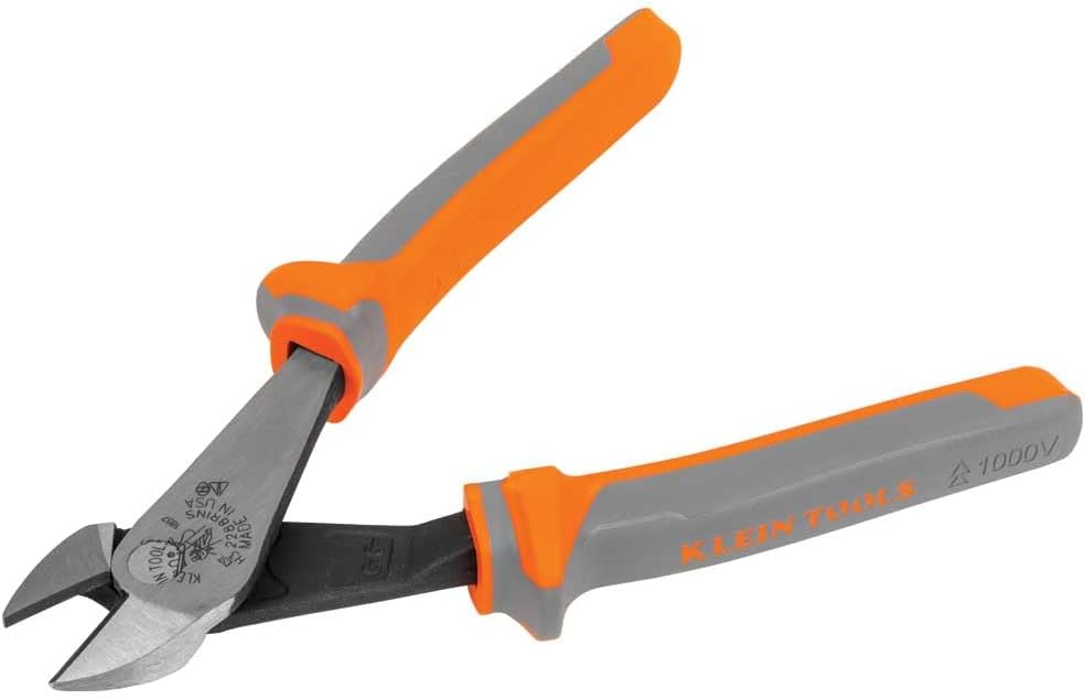 Klein Tools 9421R 1000V Insulated Plier Tool Set, Made in USA, with 3 Pairs of Pliers, Cable Cutter, Wire Stripper, and 2 Screwdrivers, 7-Piece