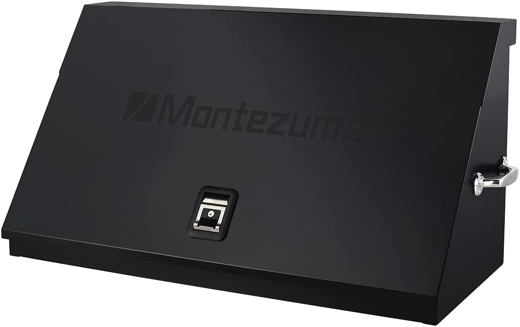 Montezuma DX411B 41' x 18' Heavy Duty Steel Triangle Toolbox (steel, black)