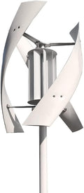 Wind Turbine Generator, 3000W 24V 48V Vertical Wind Turbine Generator for Home Free Energy Wind Power Windmill Permanent Maglev with MPPT Controller for Boats, Gazebos, Chalets, or Mobile Homes(With C