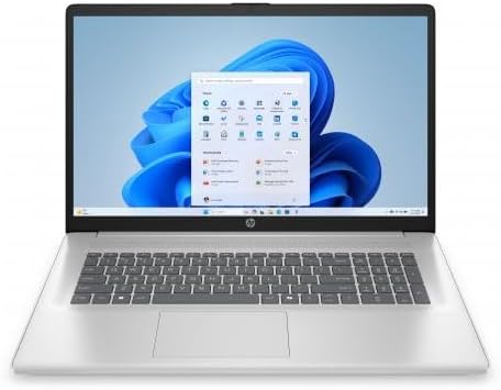 HP 17.3' FHD IPS Notebook AMD Ryzen 5 7430U 8GB RAM 256GB SSD Natural Silver - AMD Ryzen 5 7430U Hexa-Core - 17.3' FHD (1920x1080) IPS Anti-Glare Display - 8GB DDR4 Memory (Upgradeable) - 256GB SSD -