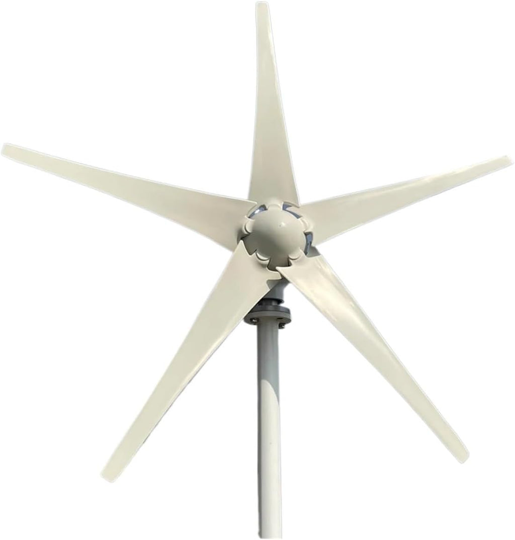 Windmill Generator, 3000w 3/5 Blades Free Energy HIGH Efficient 12v 24v Wind Turbine Nerator For House Supply (Size : 48V, Color : 3000W 5blades), 1005005074416272