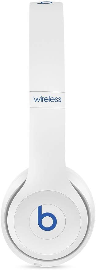 Beats Solo3 Wireless On-Ear Headphones - Apple W1 Headphone Chip, Class 1 Bluetooth, 40 Hours of Listening Time, Built-in Microphone - Club White (Latest Model)