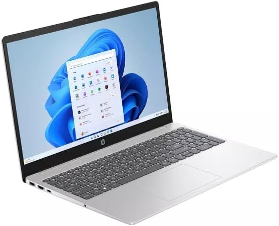HP 2025 Laptop | 15-FD000 | 15.6' 1920 x 1080 Touch | Intel-10 Core i5-1334U | Intel Iris Xe Graphics |16GB DDR4 | 1TB SSD | Windows 11 Home | Wi-Fi 6 - Bluetooth 5.3-720p HD Camera - Silver