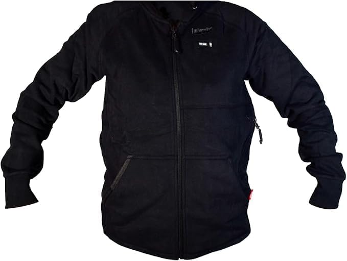 Milwaukee Hoodie KIT M12 12V Lithium-Ion Heated Front and Back Heat Zones Battery and Charger Included (3X-Large, Black)