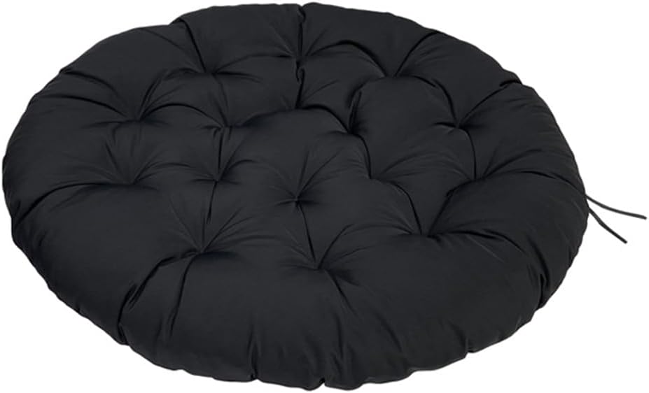 Rocker Chair Pads Thickened Hanging Egg Swing Chair Cushion for Outdoor Patio Garden Swing Chair Black 59' x 43'