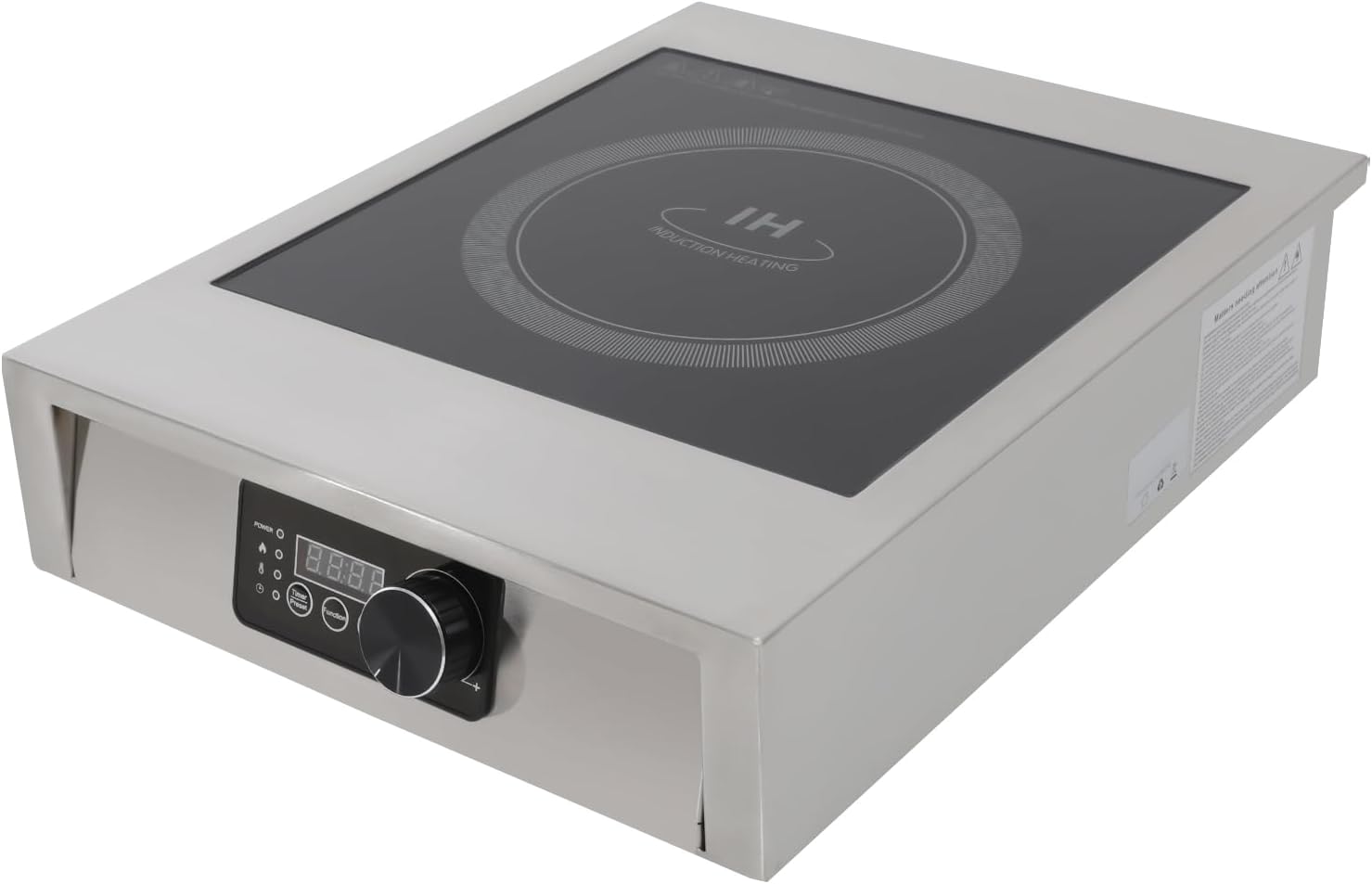 Induction Cooktop 3500W Electric Stove Top Burner Electric Countertop Single Burner with LED Display Portable Induction Cooktop for Home Kitchens, Backyard Cooking, RVs