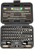 Vim Tools VHC77 '77-Piece' Half Cut Stubby Bit Set, 3.17-ukgja-985
