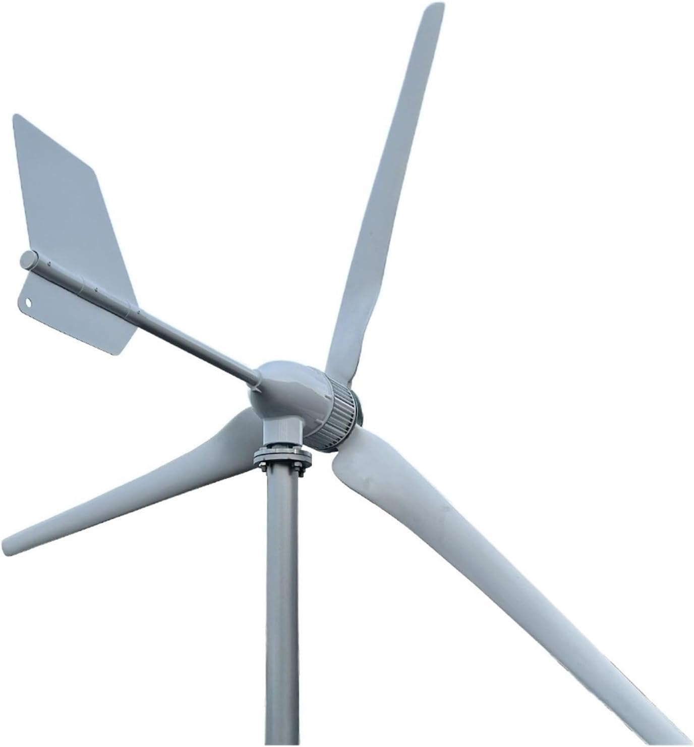 Wind Turbine Generator, 3000W 24V 48V 96V 3 s Horizontal Wind Turbine Generator Windmill With MPPT Charger Controller and Off Grid Inverter for Marine, RV, Home(24V)