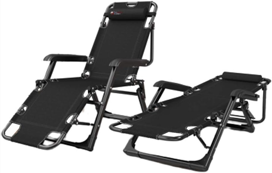 Portable Folding Deck Chair, Office nap Rocking Chair for Indoor/Outdoor/Balcony/Garden/Fishing