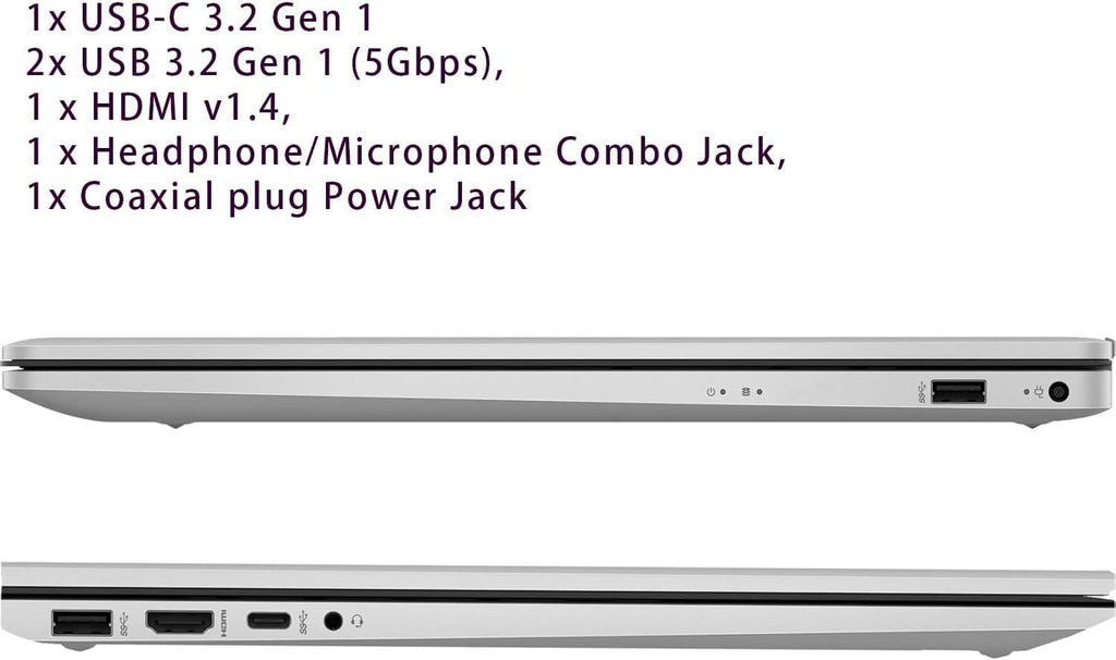 HP 17.3 Inch Laptop Office 365 for The Web | Backlit Keyboard, Fingerprint Reader | Intel Core i5-1334U (10 Cores, 4.6GHz) | 16GB RAM, 1TB SSD | Iris Xe Graphic | Win 11 | WiFi 6
