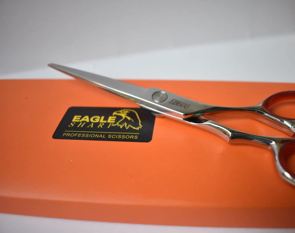 Professional 6.0-inch Shears Cutting &Thinning Scissors Kit Convex Edge Hairdressing Scissors Set 440C Steel Stainless Japanese Process with Free Fine Orange Leather Case