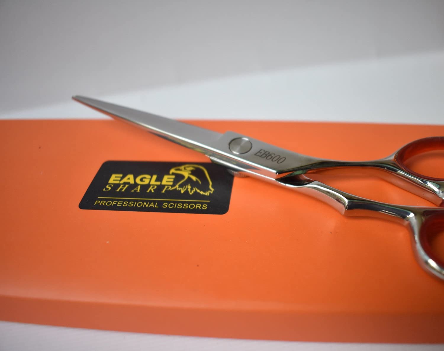 Professional 6.0-inch Shears Cutting &Thinning Scissors Kit Convex Edge Hairdressing Scissors Set 440C Steel Stainless Japanese Process with Free Fine Orange Leather Case