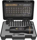Wheeler 38 Piece FAT Wrench Screwdriver Set with Adjustable Torque Range 10-65 IN-LBs, Corrosion Resistant, Precise Fit Bits, For Scope Mounting, Gun Maintenance, and Gunsmithing