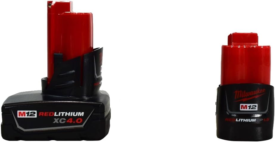 Milwaukee 3403-22 12V Cordless 1/2' Drill Driver Kit w/Batteries, Charger & Case