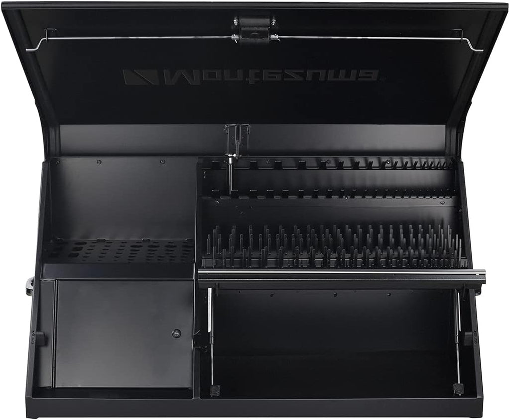 Montezuma DX411B 41' x 18' Heavy Duty Steel Triangle Toolbox (steel, black)
